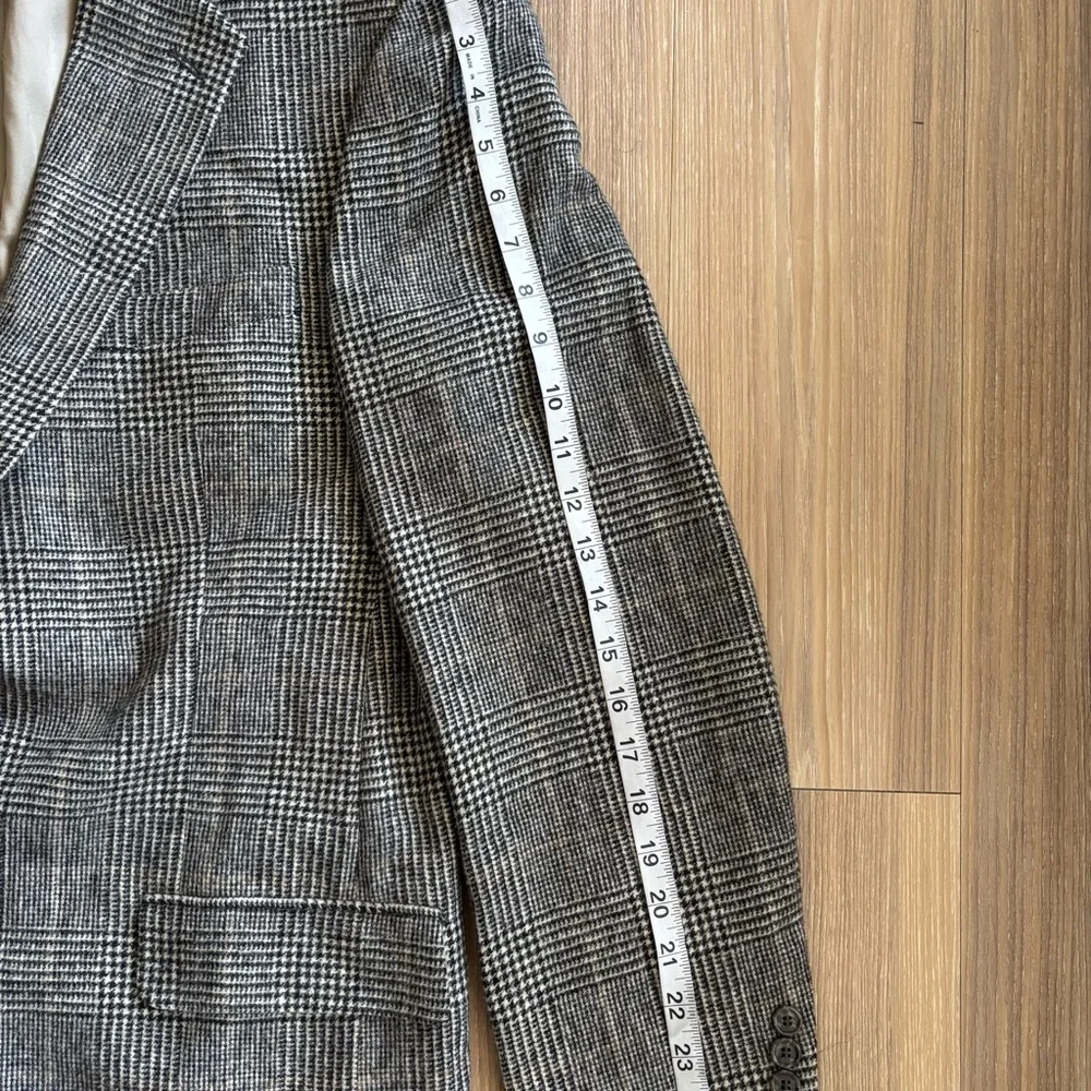VTG Lord & Taylor Blazer Sport Coat Camel Hair Plaid Mens 40L Professor Grandpa